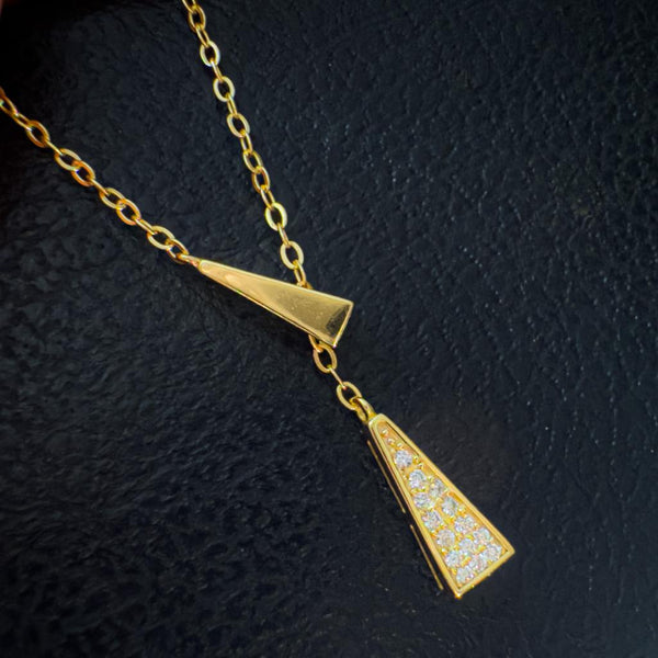 925 Silver & 24K Dubai Gold Plated Necklace