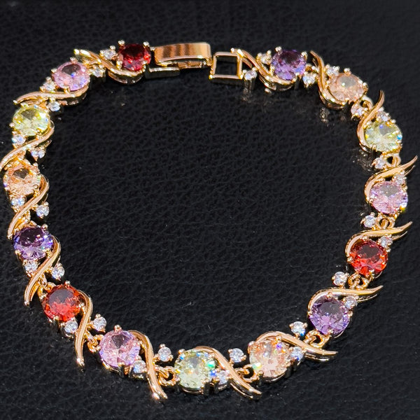Multicolor Zircon Bracelet