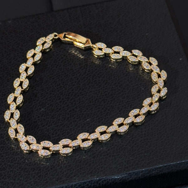 Link Chain Cz Bracelet