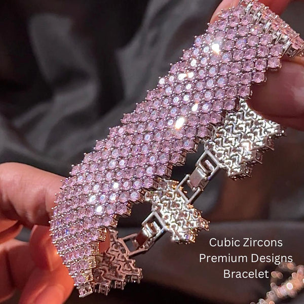 Pink Cz Bracelet