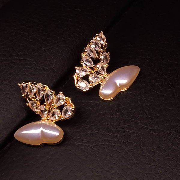 Butterfly Cz Earrings 1